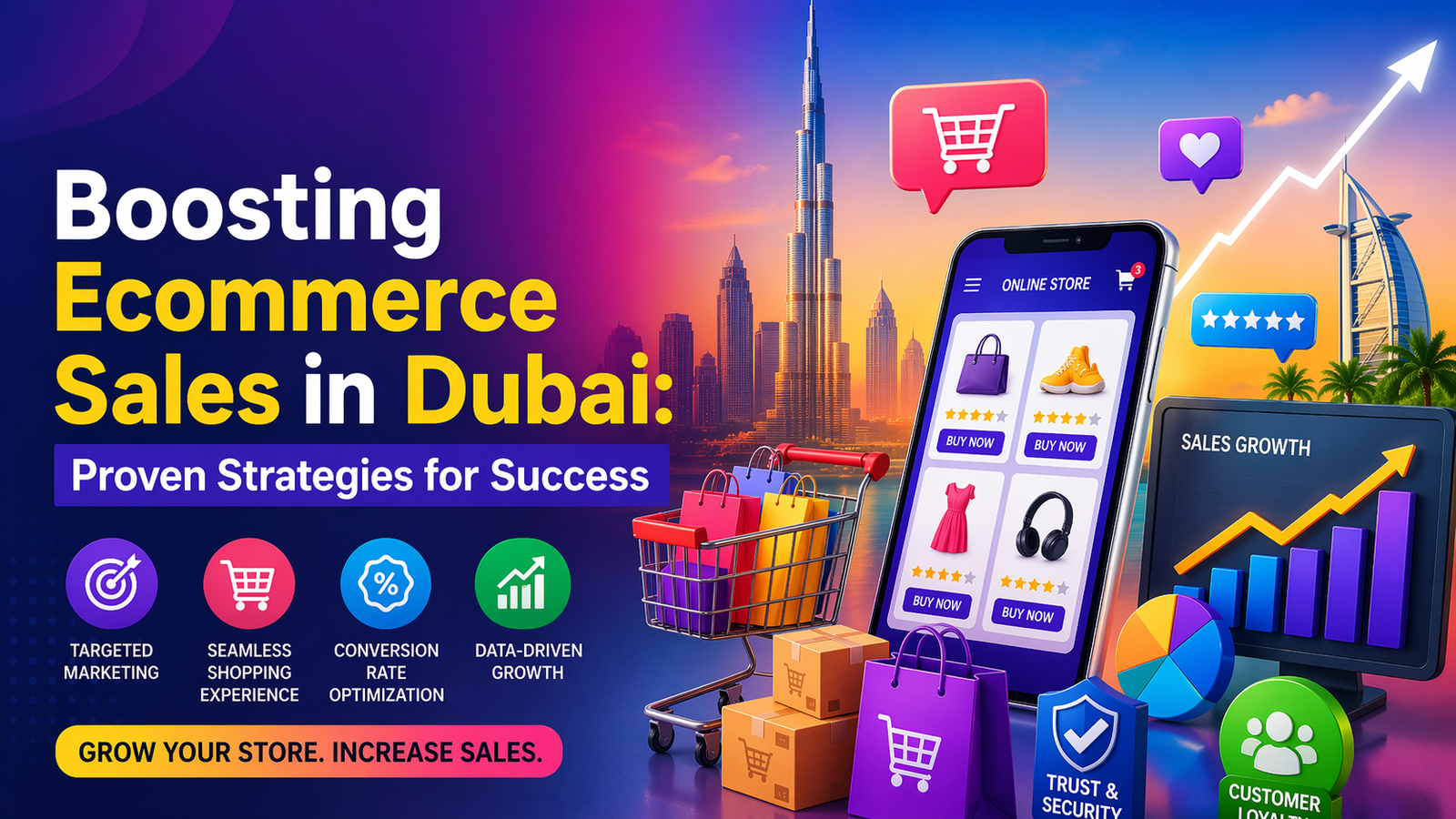 How to Increase Online Sales for Ecommerce Businesses in Dubai