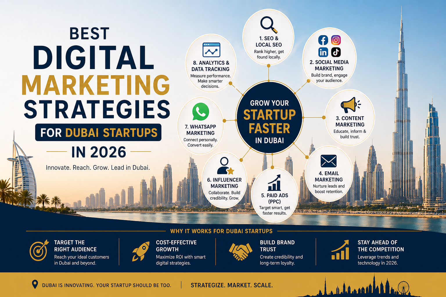 Best Digital Marketing Strategies for Dubai Startups in 2026