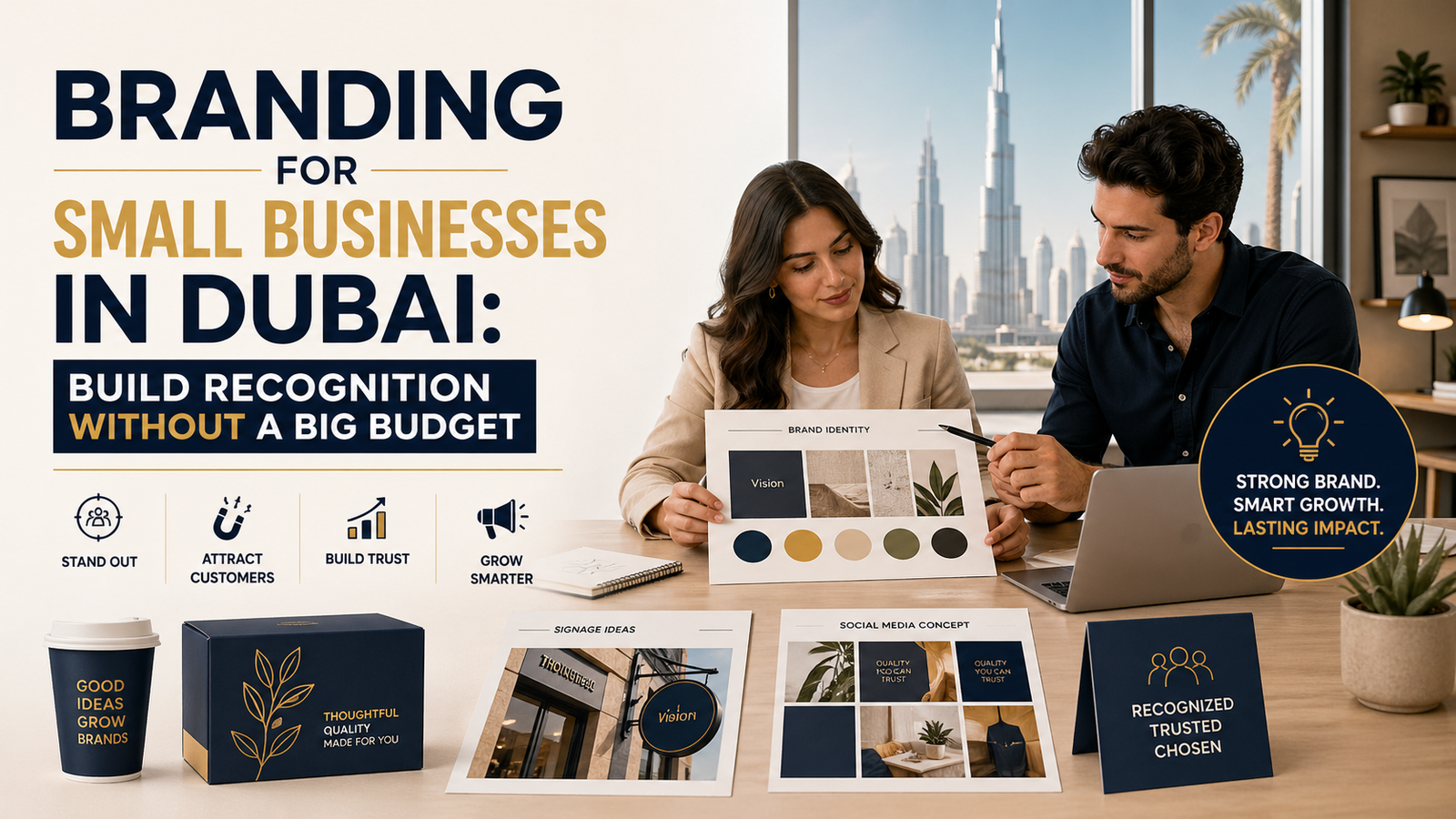 Branding for Small Businesses in Dubai: Build Recognition Without a Big Budget
