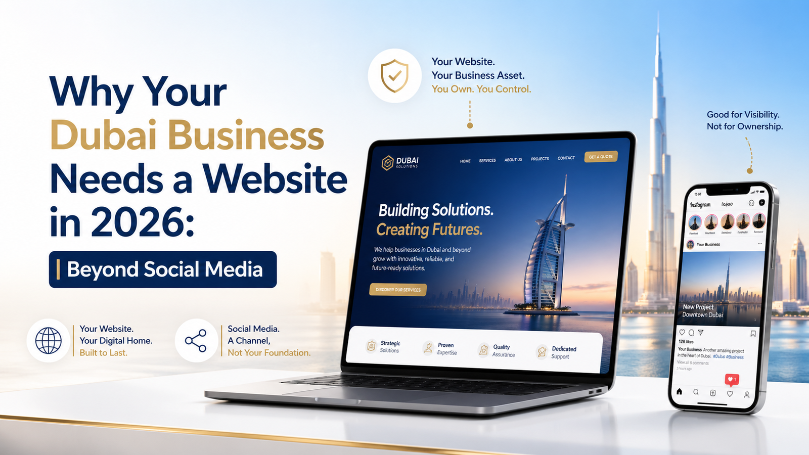 Why Your Dubai Business Needs a Website in 2026: Beyond Social Media