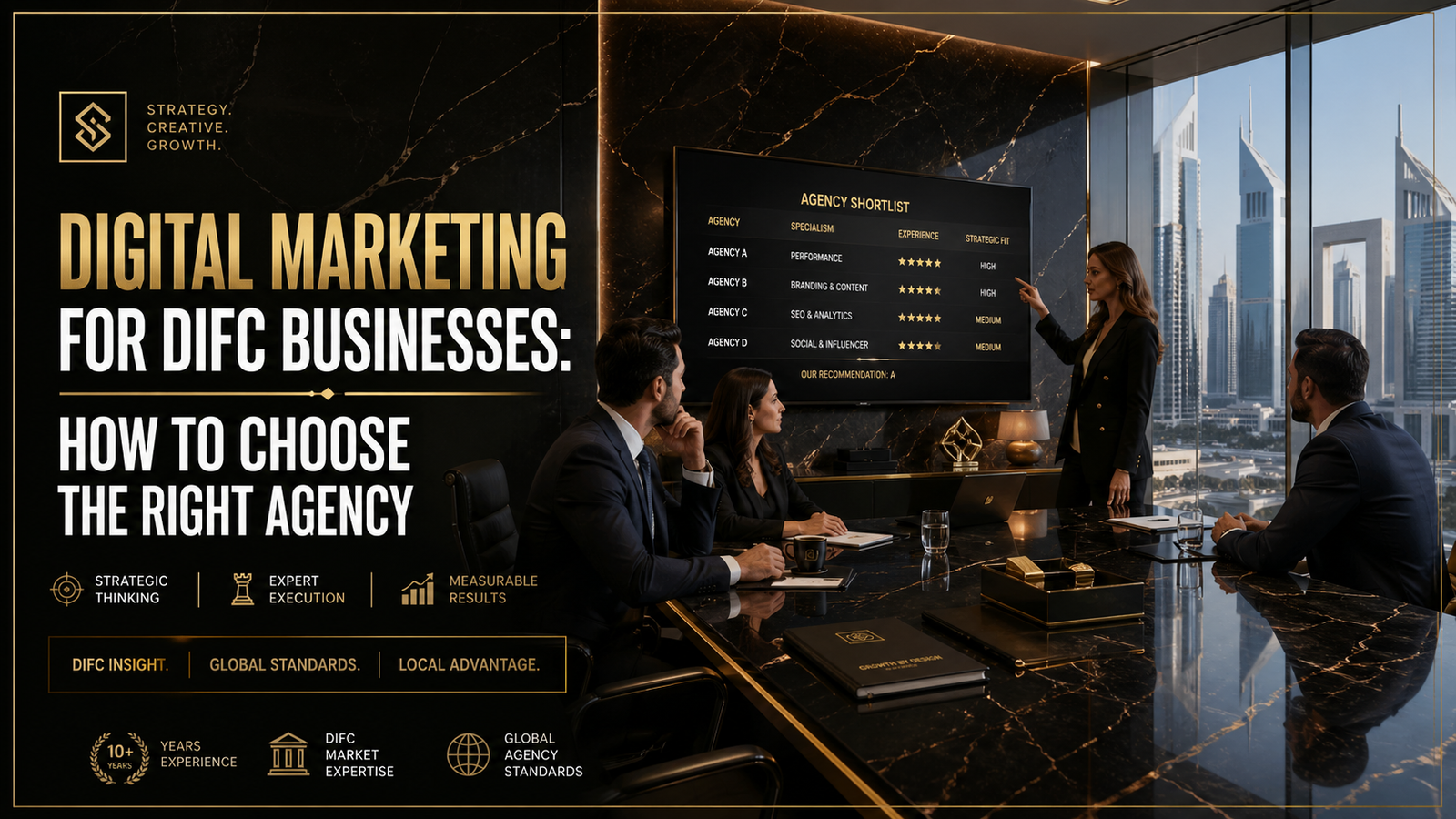 Digital Marketing for DIFC Businesses: How to Choose the Right Agency