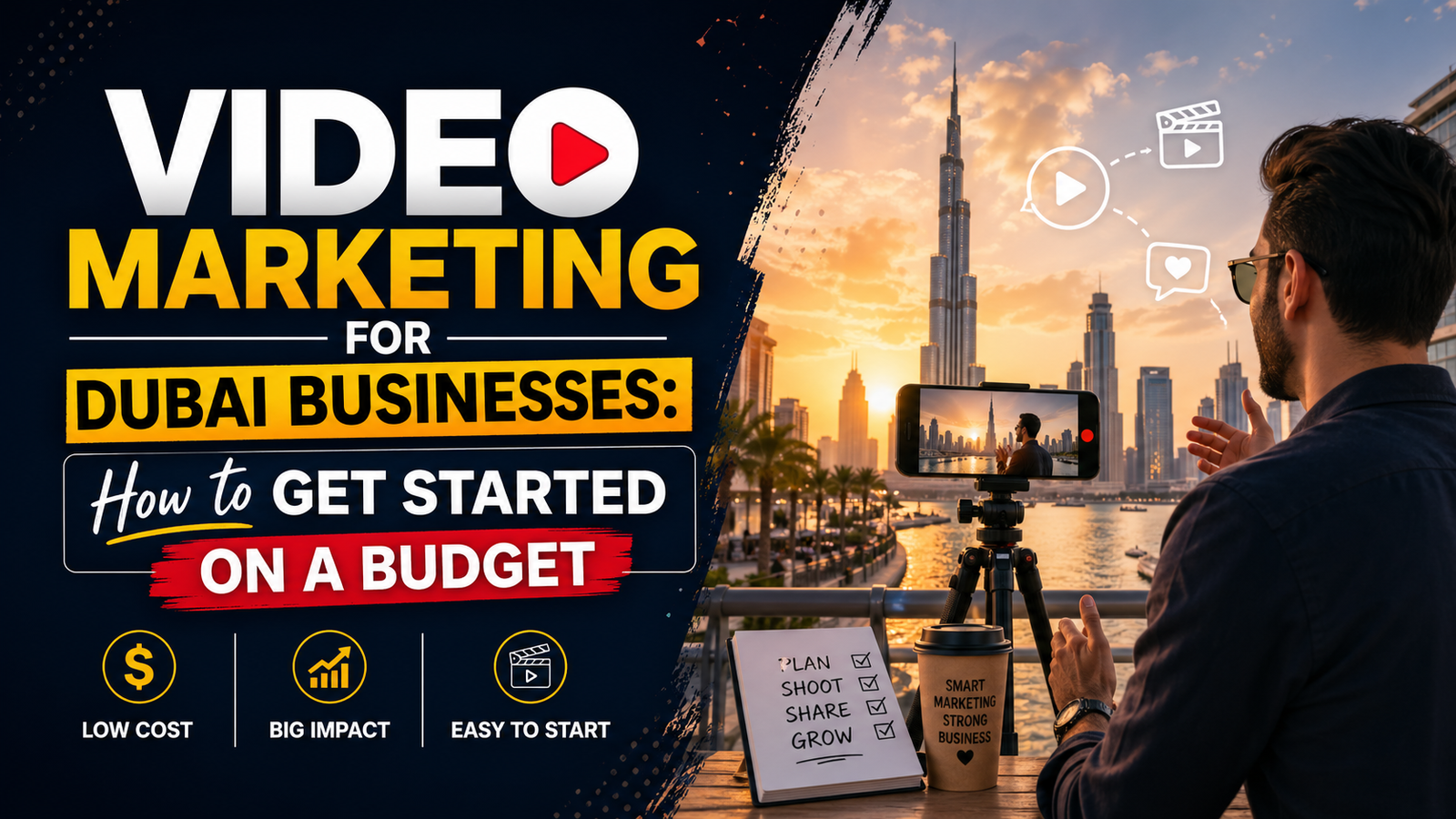 Video Marketing for Dubai Businesses: How to Get Started on a Budget