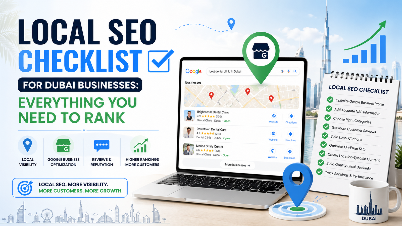 Local SEO Checklist for Dubai Businesses: Everything You Need to Rank