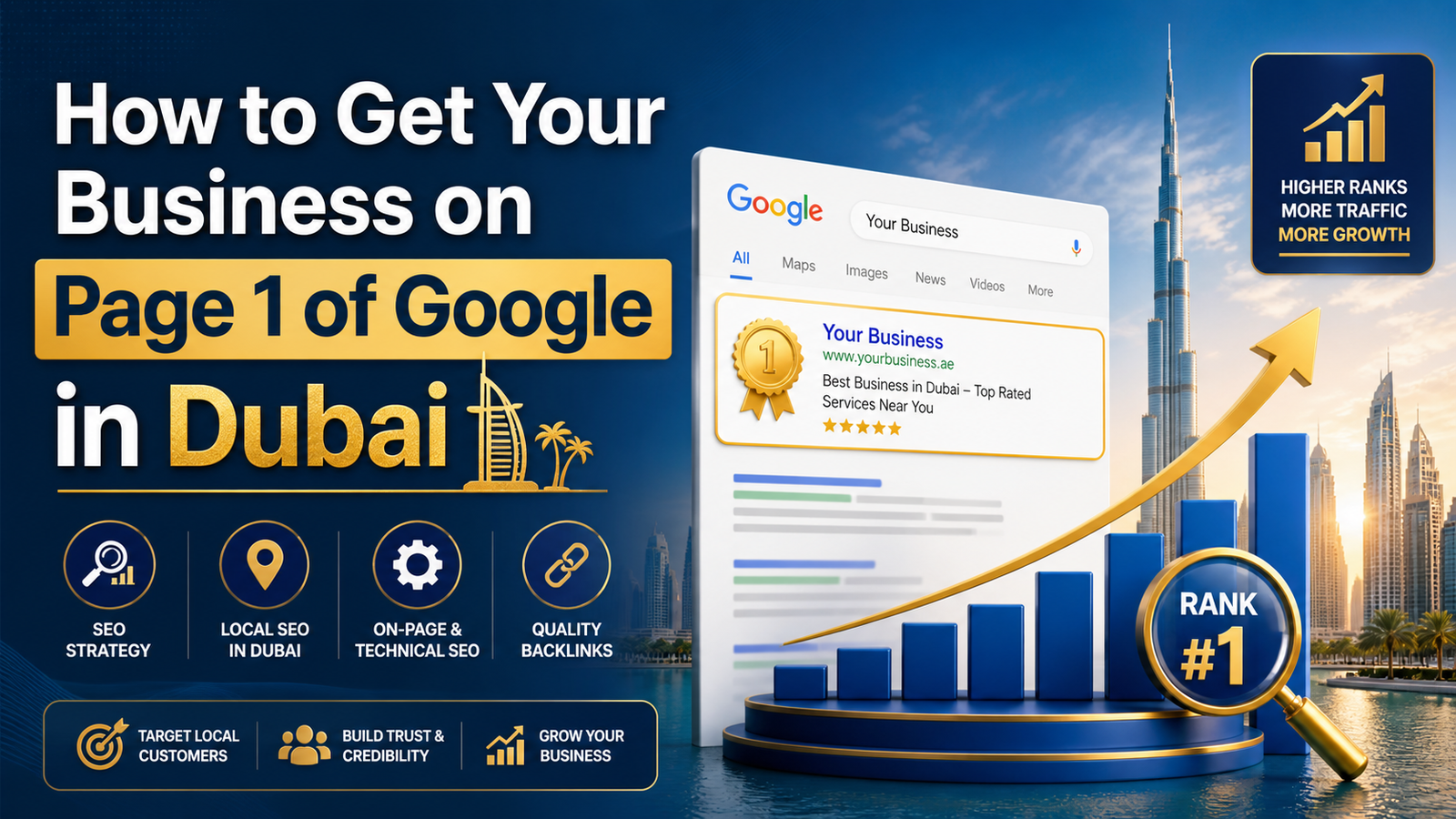 How to Get Your Business on Page 1 of Google in Dubai