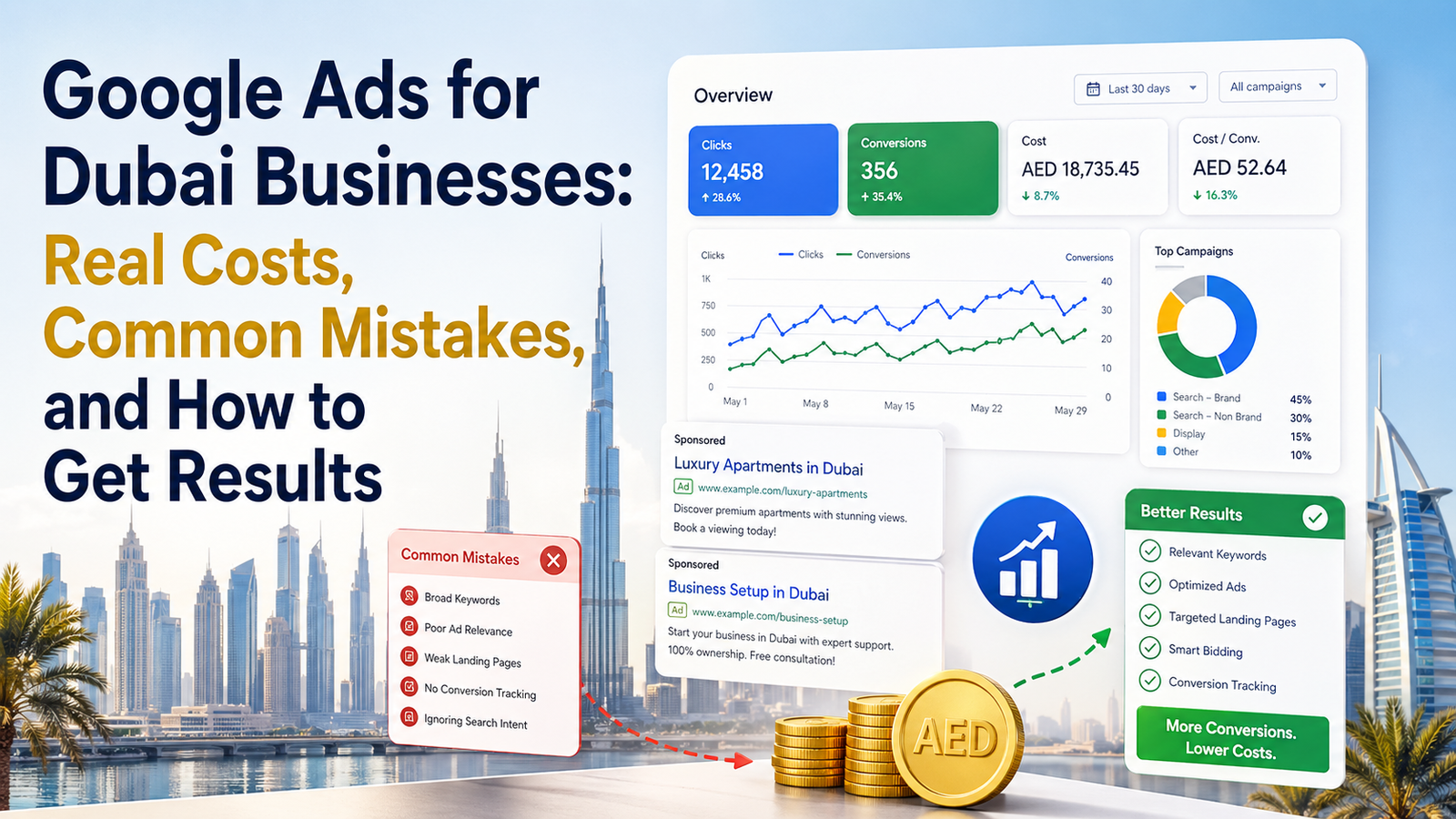 Google Ads for Dubai Businesses: Real Costs, Common Mistakes, and How to Get Results