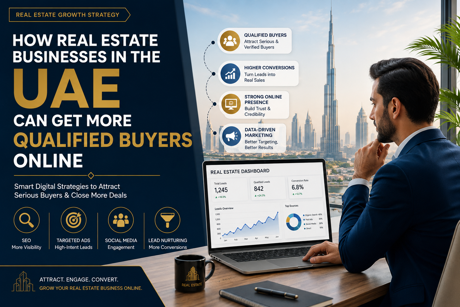 How Real Estate Businesses in the UAE Can Get More Qualified Buyers Online