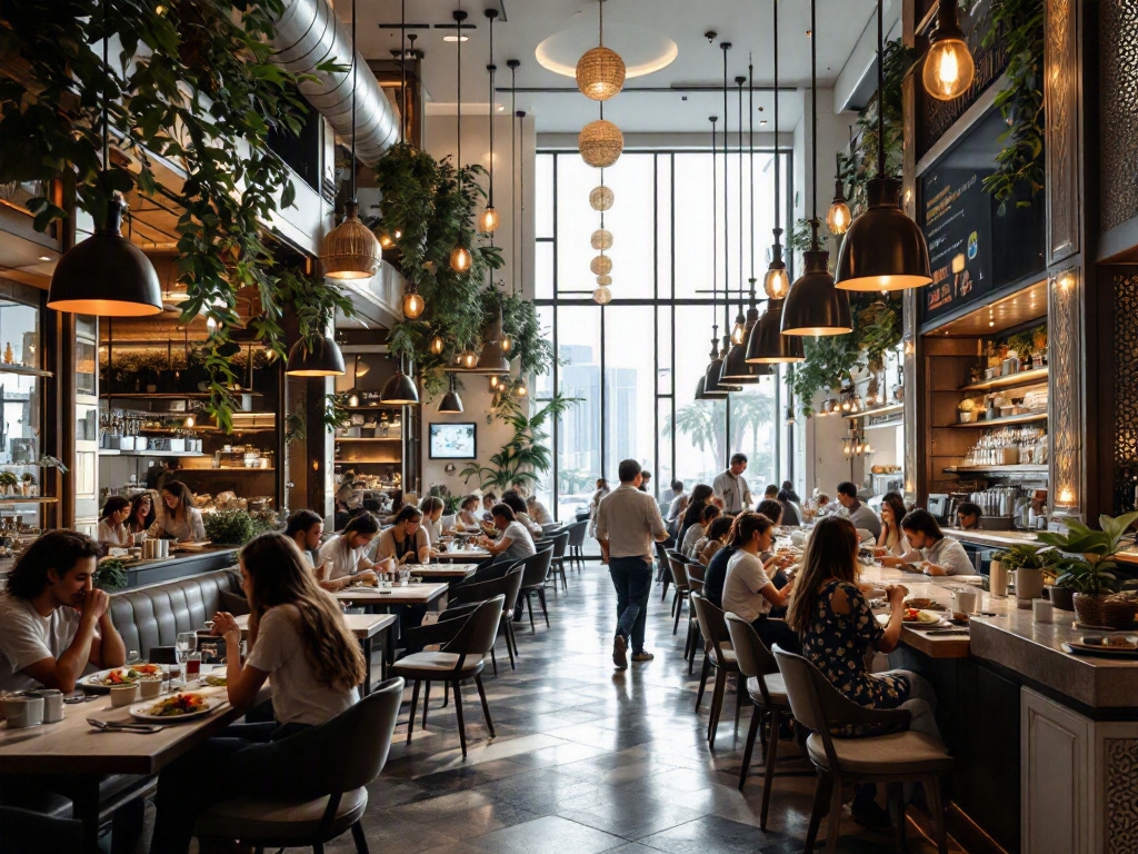 Dubai restaurant interior
